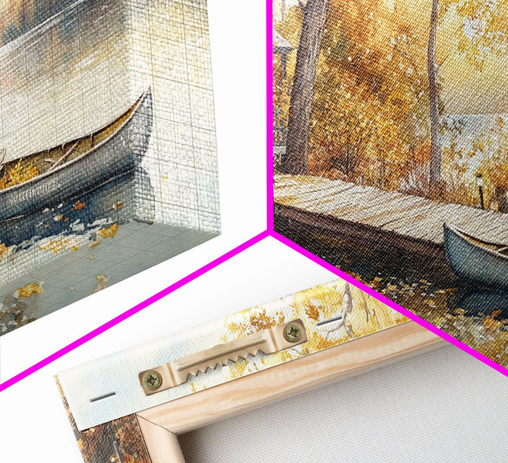 Cozy autumn farmhouse kitchen, fall harvest art, vintage fall wall decor, rustic kitchen wall print, country home decor, framed canvas print