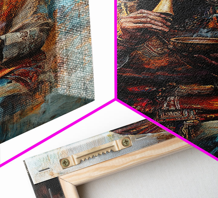 Moroccan Style Wall Art, Framed Canvas Print, Art of Morocco, Arabian Inspired Home Decor