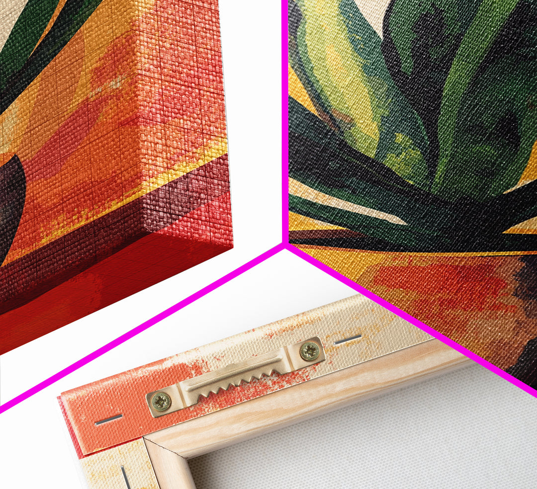 Aloe Vera Painting Print, Mexicano Wall Art, Southwestern Style Art, Arizona Art, Aloe Vera Art Print, Rustic Farmhouse home Decor, Kitchen Art