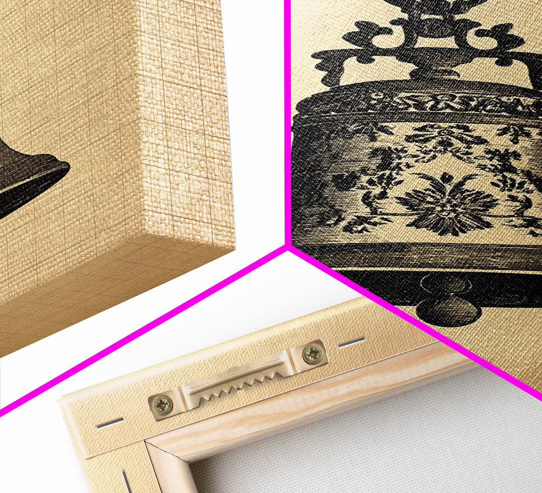 Christmas Bell Painting Print - Wood Framed Wall Art - Christmas Decor - Boho Christmas - Minimalist Christmas