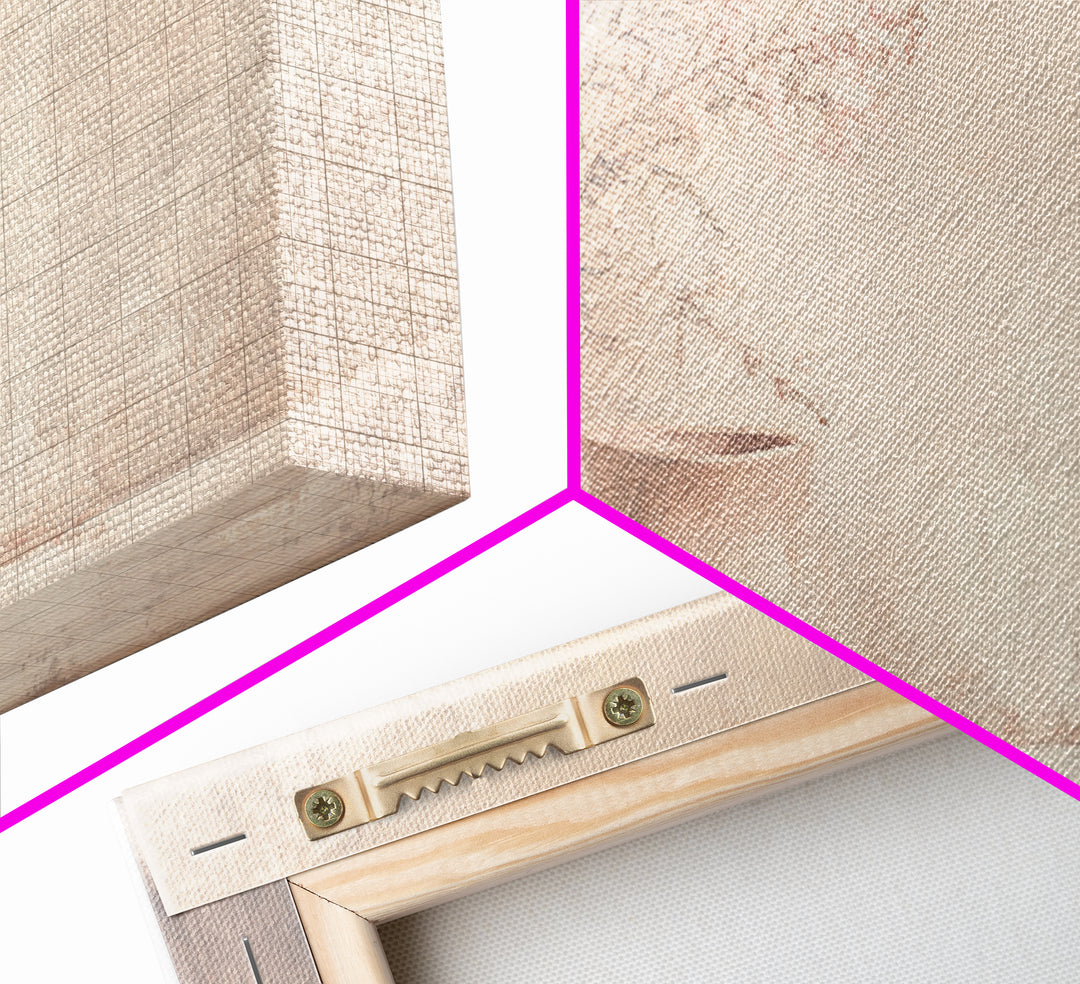 Beautiful Still Life Oil Painting Canvas Print, Boho Wall Art, Kitsch Home Decor, Kitchen Wall Art, Painting of Flower Pots