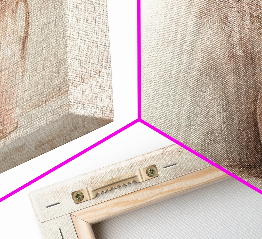 Cute Boho Wall Art For Kitchen or Dining Room, Oil Painting Of a Flower Pot, Cute Decor Idea, Cute Wall Art, Gift For Her