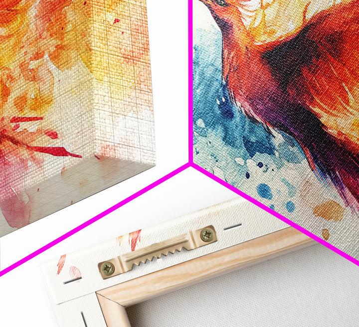 Phoenix In Flight - Canvas Print - Inspirational Wall Art