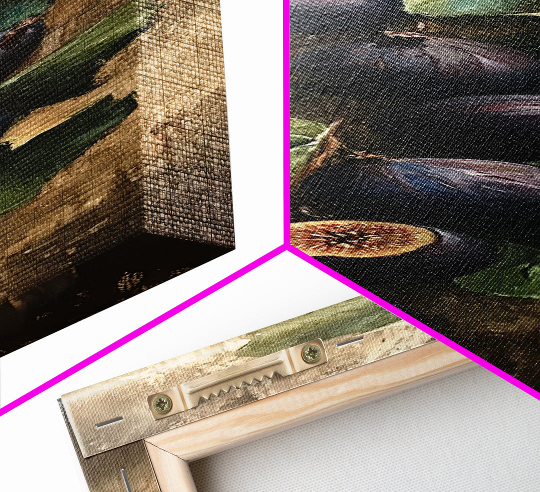 Canvas Print Fig Painting Still Life Rustic Kitchen Art Farmhouse Decor Botanical Print Food Review Wall Art