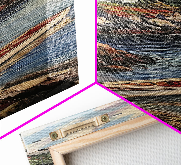 Canvas Print Rustic Farmhouse Art Deer Drinking Water In Forest Painting Tall Narrow Art Above Sofa Art Cozy Cabin Decor Above Bed Wall Art