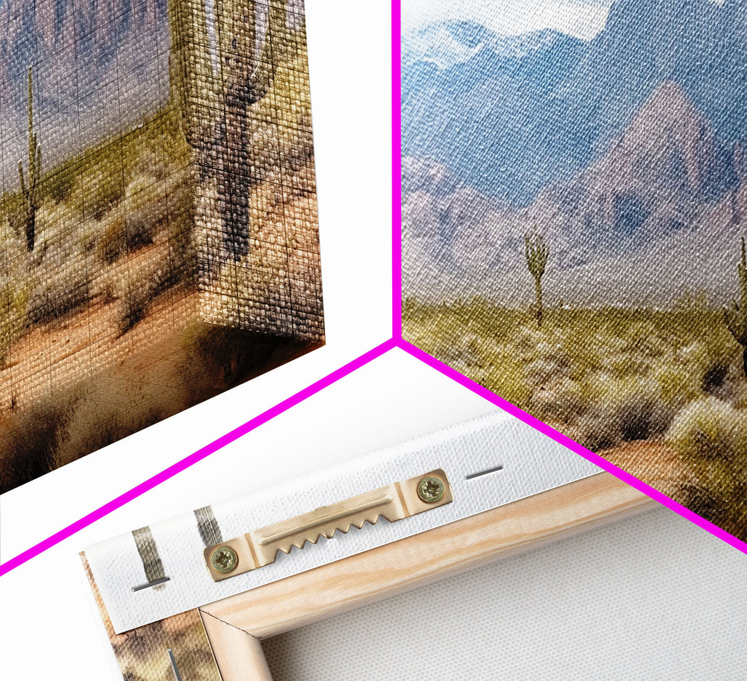 Desert Wall Art, Desert Decor, Framed Canvas Print, Desert Photography, Cactus Wall Art, Southwestern Decor, Landscape Prints, Boho Wall Art