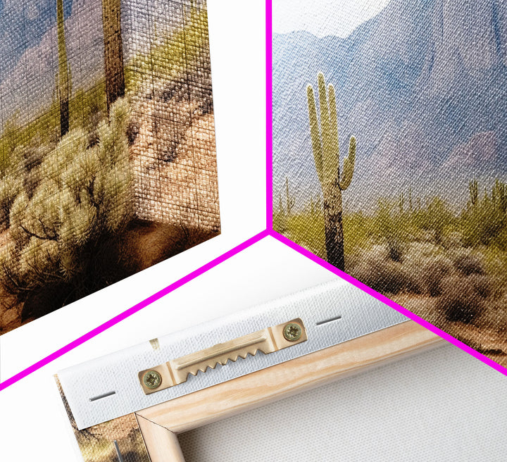 Desert Wall Art, Desert Decor, Framed Canvas Print, Desert Photography, Cactus Wall Art, Southwestern Decor, Landscape Prints, Boho Wall Art