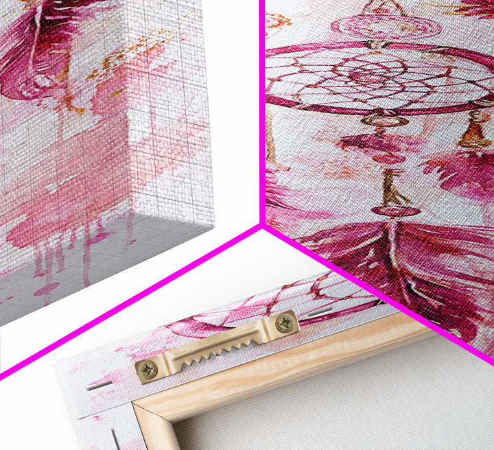 Dreamcatcher Boho Art Framed Canvas Print | Rustic Bedroom Decor | Tall Narrow Wall Art | Southwest Zen Painting | Gift Idea