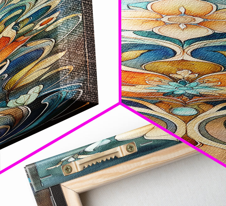 Canvas Print Moroccan Wall Art Botanical Prints Chinoiserie Wall Art Floral Rustic Decor Tall Narrow Wall Art Bedroom Art Christmas Gift