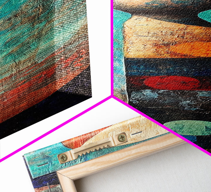 Abstract Moon, geometric wall art, wabi sabi art, sacred geometry wall art, zen wall art, abstract decor, modern painting