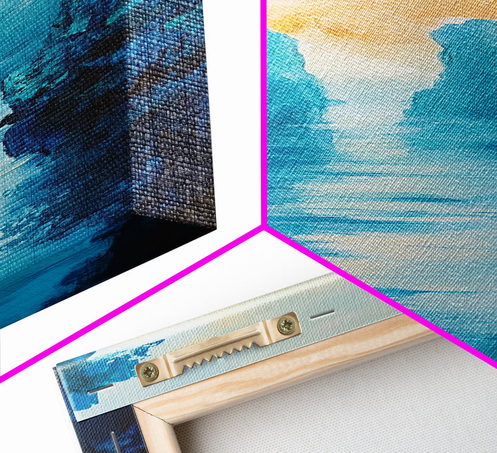 Canyon River, Southwest Wall Art, Moody Landscape, Nature Wall Art, Vertical Wall Art, Living Room Art, Canvas Print