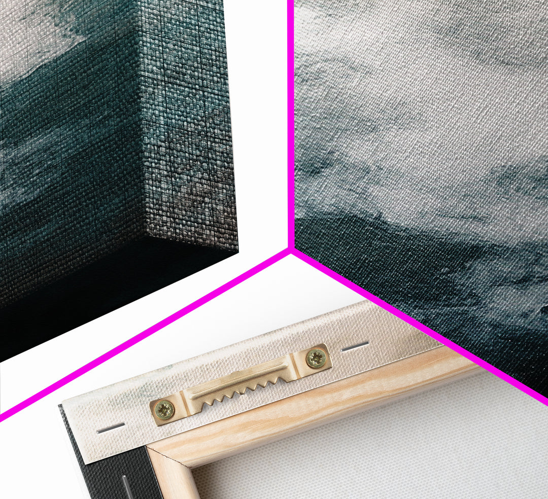 Abstract Smoke Art, Moody Wall Art, Wabi Sabi Art, Minimalist Painting, Dark Romance Painting, Framed Canvas Print, Vertical Art