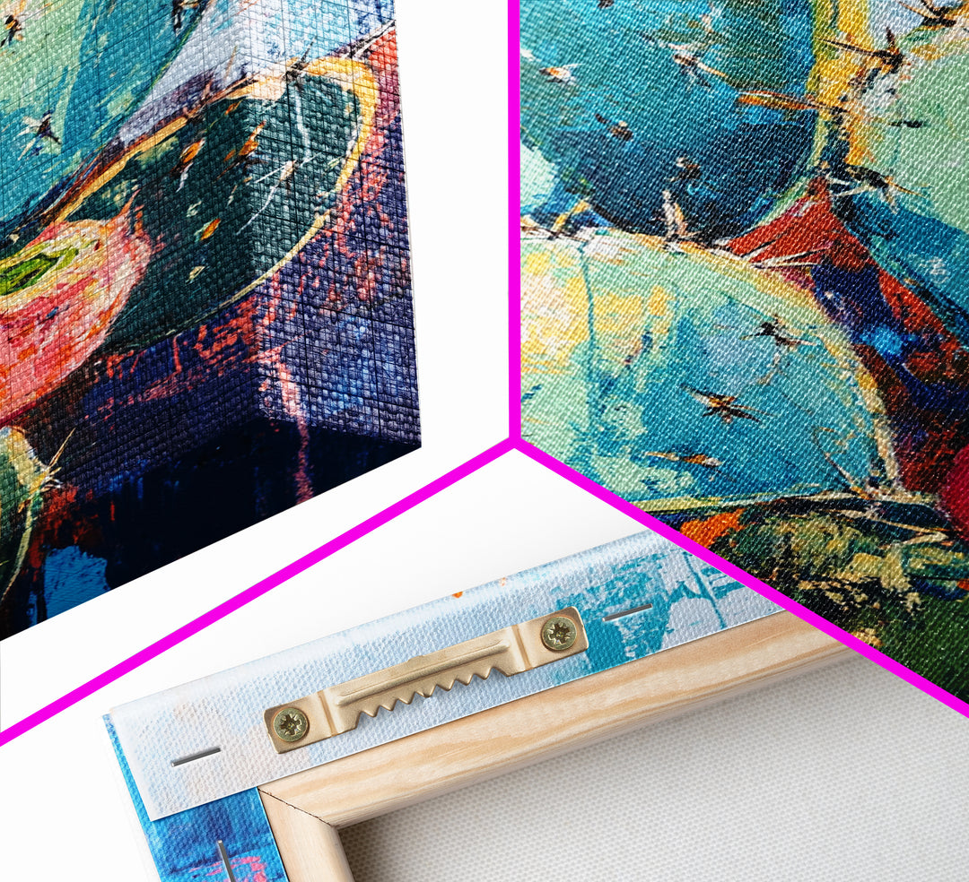 Agave Painting, southwest wall art, boho art, desert landscape, cactus painting, rustic decor, framed canvas print, bold home decor