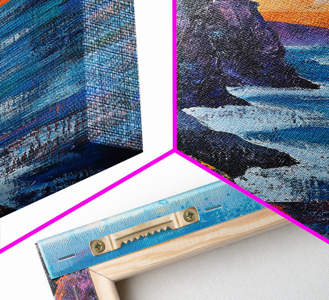 Cliffs of Moher, Ireland Painting, Coastal Landscape Art, Seascape Painting, Nautical Wall Art, Canvas Print, Gift Idea