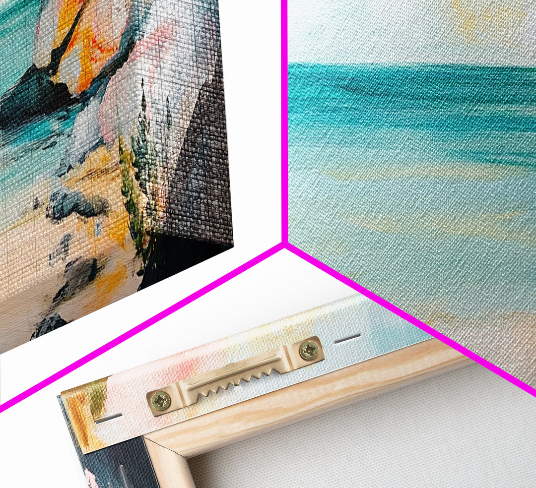 Abstract Beach Painting Soft Pastel Coastal Art Minimalist Boho Seaside Wall Decor Tranquil Ocean Artwork Bedroom Office