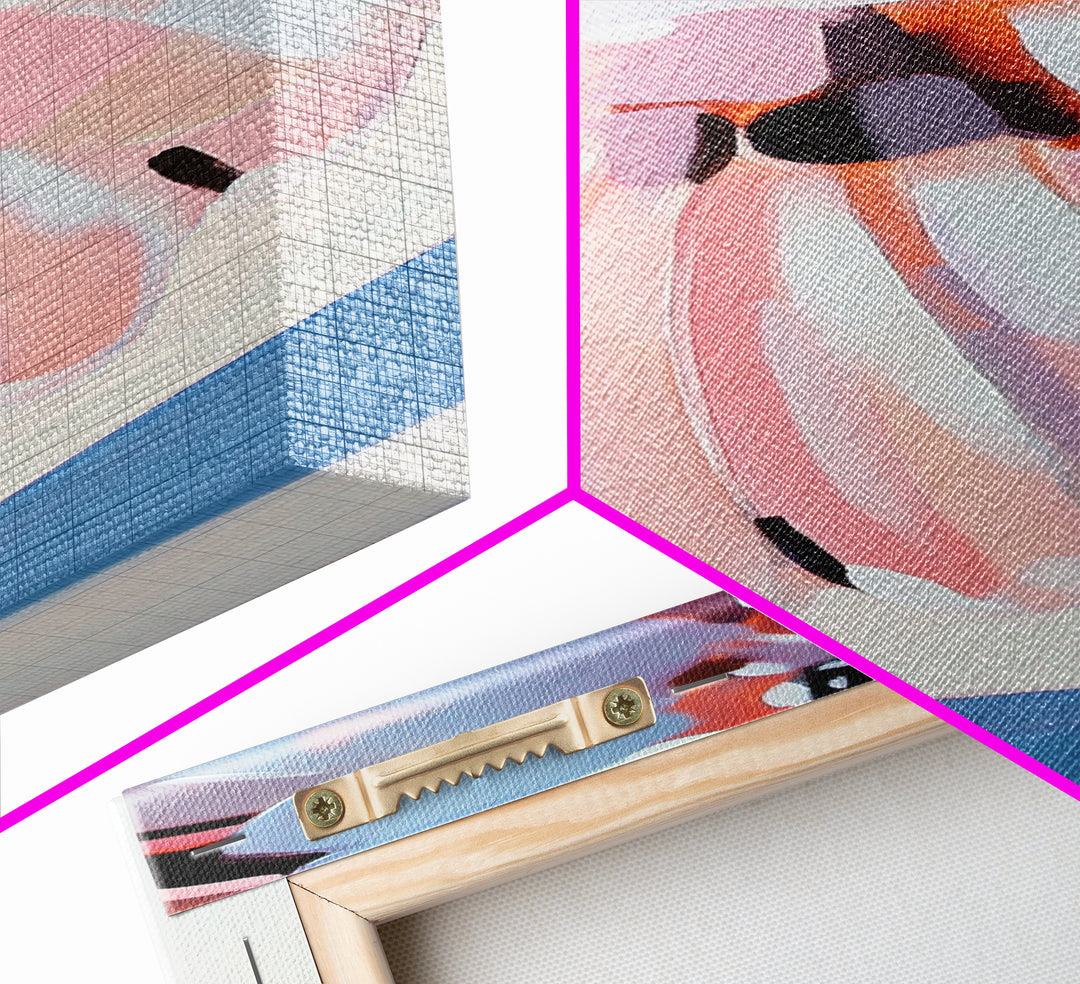 Butterfly Wing, Soft Pastel Art, Nature Inspired, Canvas Print, Modern Wall Decor, Feminine Aesthetic, Bedroom Wall Art, Boho Minimalist