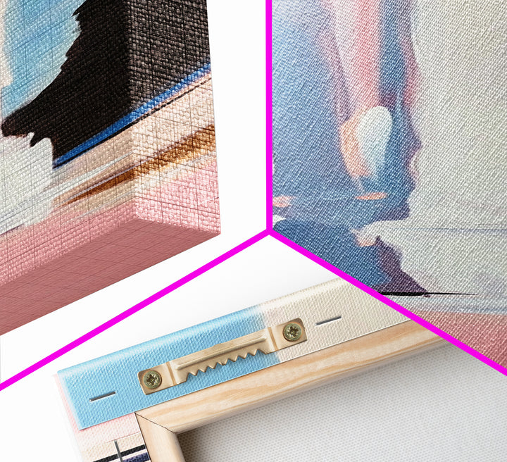 Beach Archway, Coastal Escape, Sunlit Ocean View, Tropical Paradise, Travel Inspired Home Decor, Light and Airy Aesthetic, Canvas Print