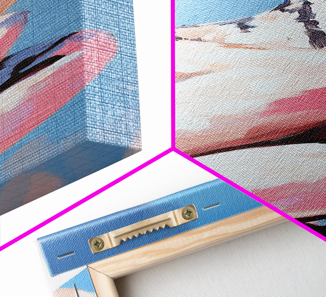 Coiled Snake, Wildlife Wall Art, Nature Print, Modern Animal Art, Framed Canvas Print, Boho Home Decor, Unique Statement Piece