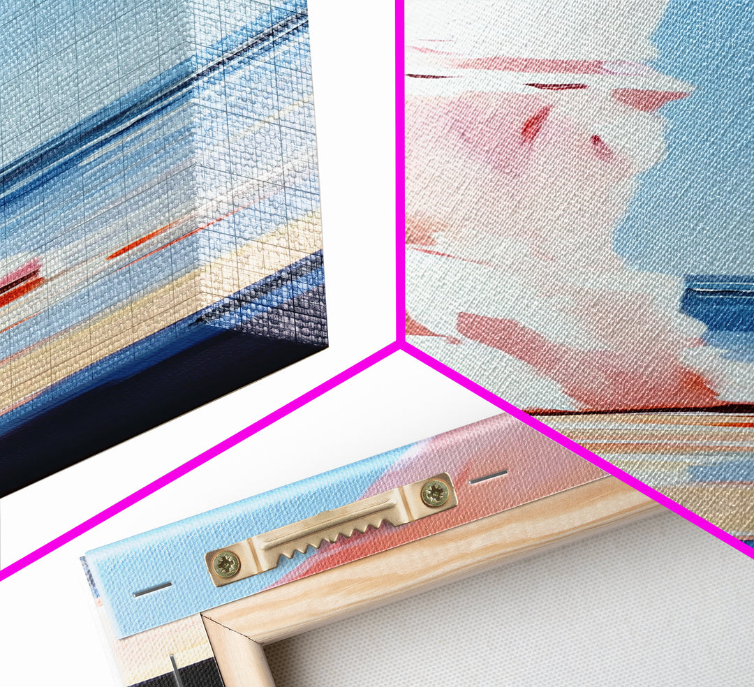 Rock Arch, Coastal Wall Art, Ocean Landscape, Nautical Home Decor, Framed Canvas Print, Minimalist Nature Art, Beach House Style