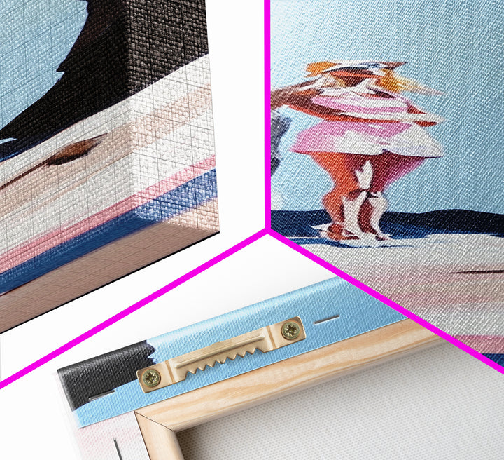 Canyon Sun, Boho Western Art, Desert Landscape Painting, Warm Earth Tones, Sunlit Rocks, Adventure Vibes, Southwest Canvas Print