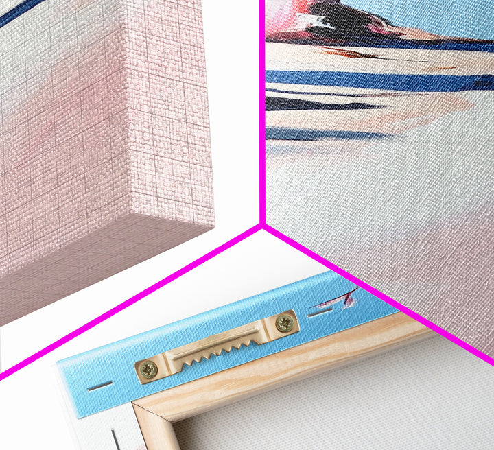 Coastal Tree, Beach Landscape Art, Modern Nature Print, Minimalist Decor, Neutral Wall Art, Framed Canvas Print, Living Room Art