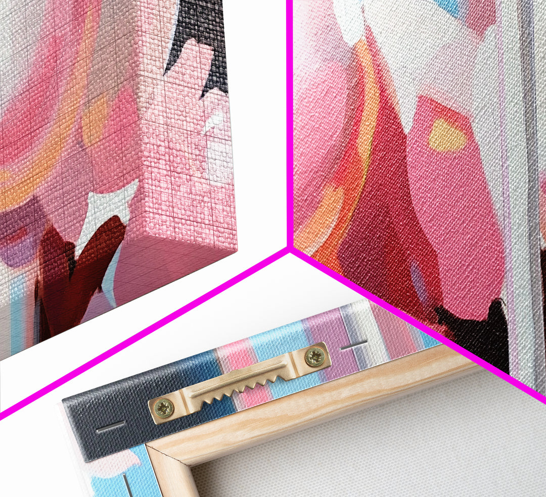 Abstract Sphere Art, Modern Pastel Aesthetic, Surreal Reflection Painting, Dreamy Minimalist Home Decor, Unique Wall Art, Canvas Print