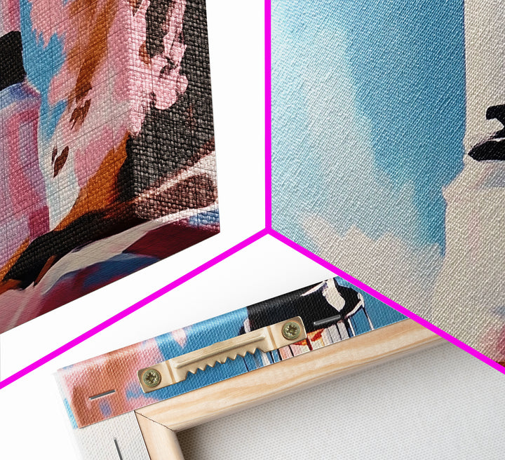 Black and White Lighthouse, Nautical Wall Art, Coastal Decor, Ocean Seascape, Modern Minimalist, Living Room Canvas Print