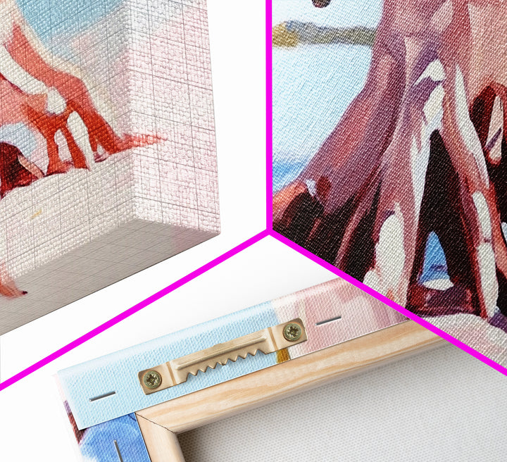 Coastal Tree Roots, Tropical Beach Art, Seaside Nature Print, Boho Coastal Decor, Nautical Wall Art, Living Room Canvas Print