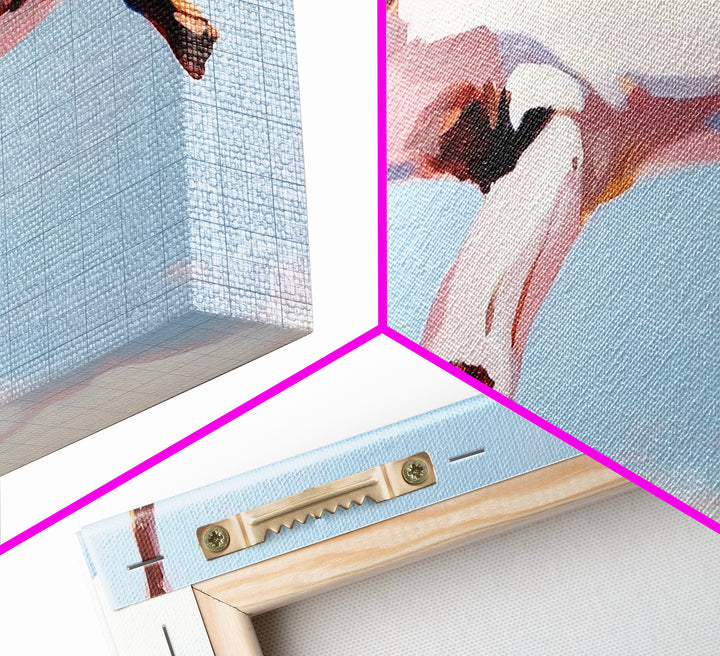 Branch Harmony, Nature Abstract, Earthy Tones, Framed Canvas Print, Bohemian Wall Art, Botanical Decor, Cozy Home Accent, Neutral Artwork