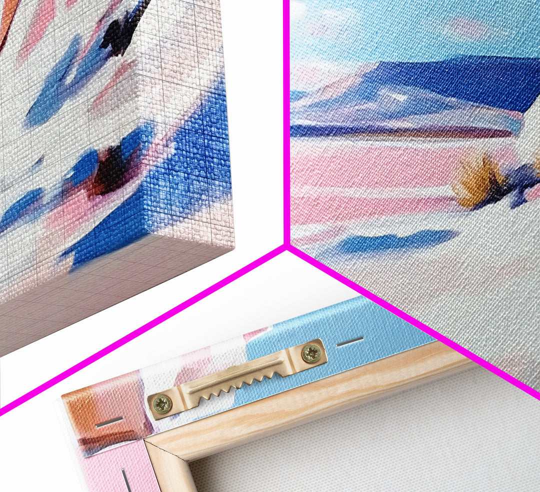 Desert Oasis, Sandstone Cliffs, Southwest Serenity, Canvas Print, Boho Wall Art, Earthy Decor, Rustic Bedroom Art, Scenic Escape