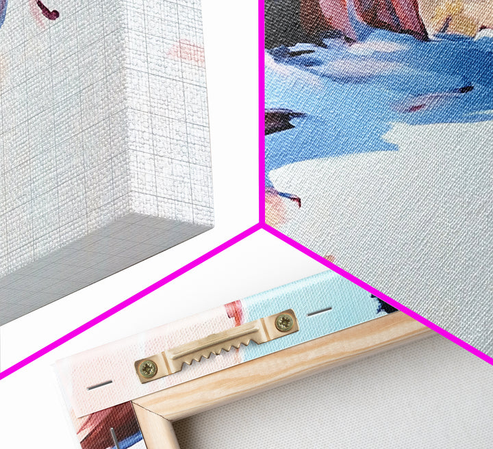 Canyon Landscape, Desert Painting, Western Wall Art, Nature Inspired Decor, Earth Tone Artwork, Framed Canvas Print, Boho Home Aesthetic