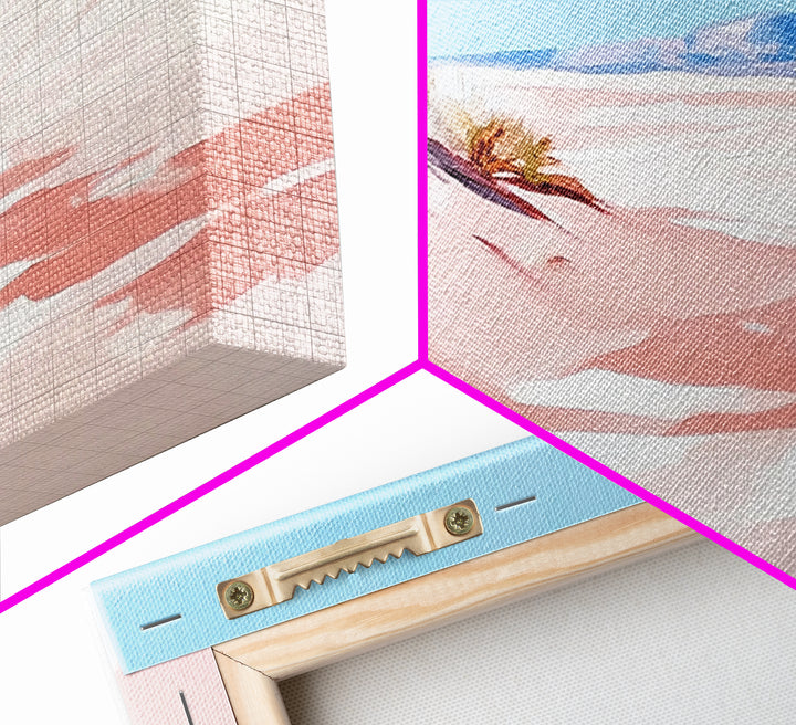 Desert Path, Serene Landscape, Southwest Art, Minimalist Nature Print, Living Room Wall Art, Earthy Aesthetic, Canvas Print, Home Decor