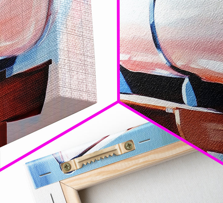 Canoe, Dockside View, Rustic Adventure Art, Cabin Wall Decor, Nature Inspired Aesthetic, Outdoor Enthusiast Gift, Framed Canvas Print