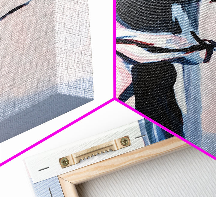 Barbed Wire, Western Art, Minimalist Ranch Style, Rustic Fence, Framed Canvas Print, Modern Wall Art, Cowboy Aesthetic, Bold Home Decor