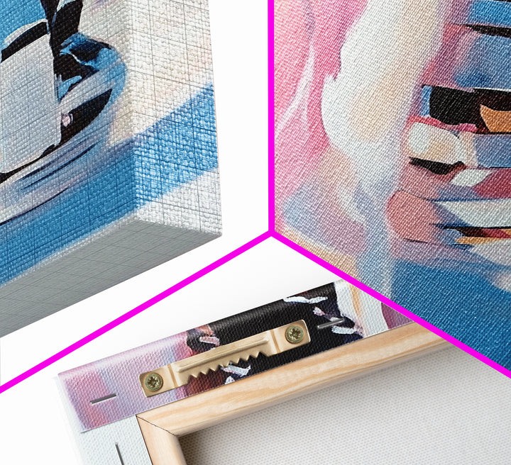 Chrome Boot, Fashion Illustration, Framed Canvas Print, Modern Wall Art, High Fashion Aesthetic, Bold Home Decor, Unique Statement Piece