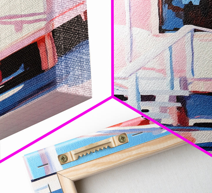 Cabin in Snow, Winter Scene, Cozy Home, Rustic Retreat, Framed Canvas Print, Nature Wall Art, Minimalist Aesthetic, Christmas Decor