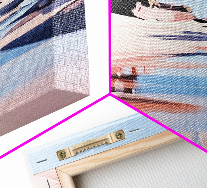 Coastal Forest Scene, Beach Landscape Art, Minimalist Seaside Painting, Framed Canvas Print, Boho Wall Decor, Nature Lover Gift, Bedroom Art