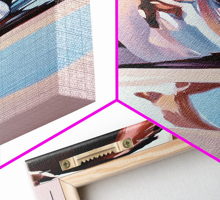 Desert Arch, Dreamy Reflection, Surreal Landscape, Boho Wall Art, Nature Inspired, Earthy Decor, Framed Canvas Print, Bedroom