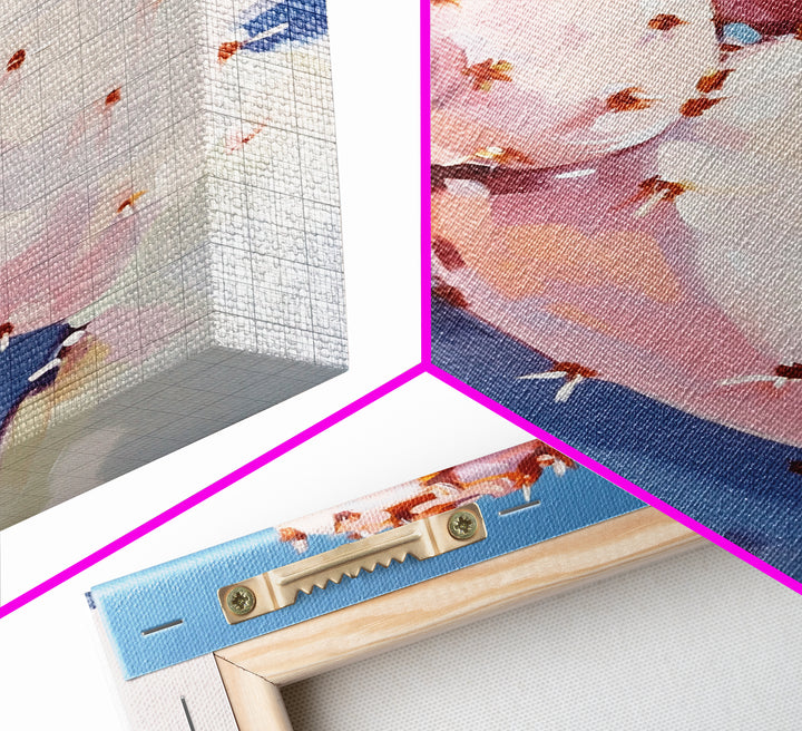 Cactus Bloom, Southwest Decor, Desert Art, Succulent Painting, Nature Inspired, Earthy Tones, Framed Canvas Print, Bedroom