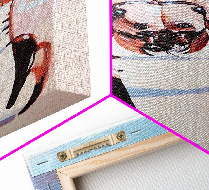 Crab Art, Coastal Nautical, Beach House Decor, Framed Canvas Print, Ocean Wall Art, Modern Minimalist Painting, Kitchen Wall Decor