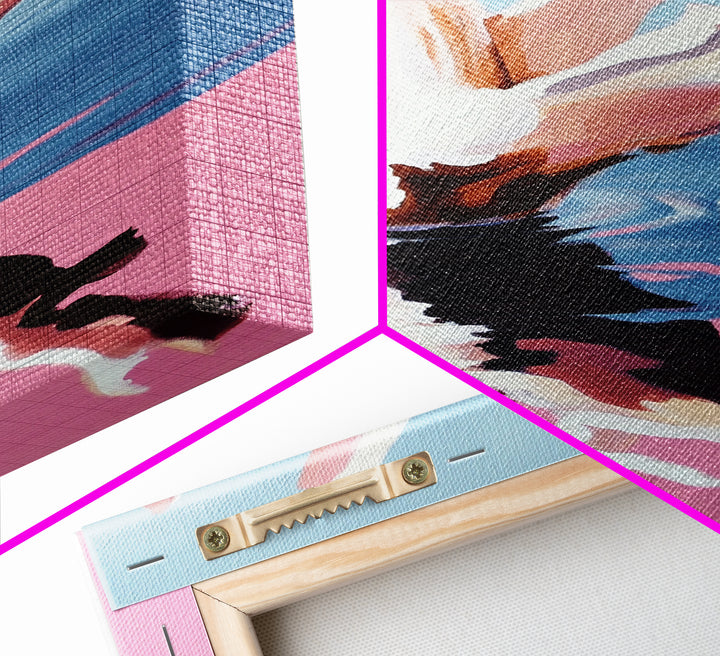 Abstract, Ocean Reflection, Coastal Art, Canvas Print, Modern Beach Wall Art, Minimalist Decor, Water Painting, Living Room Wall Art