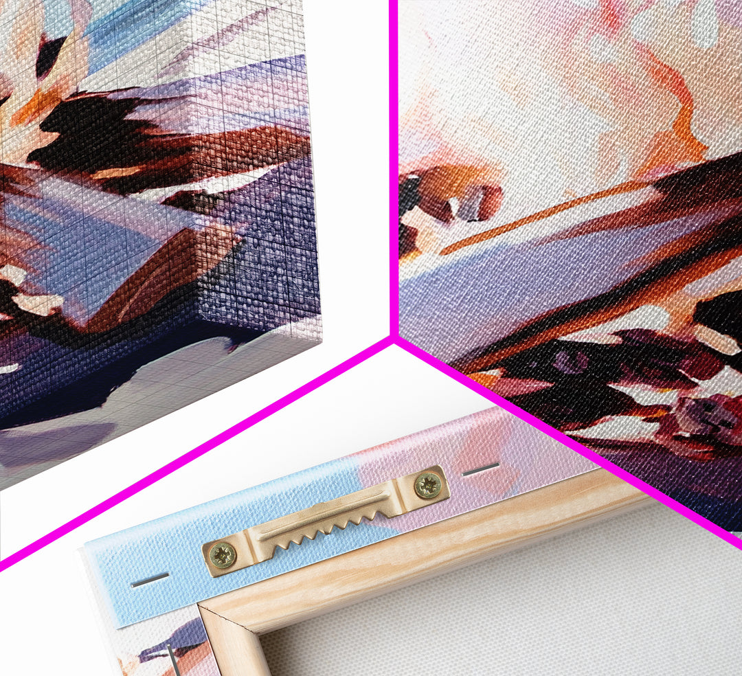 Beach Bonfire, Cozy Fire, Coastal Scene, Canvas Print, Warm Tones, Nautical Decor, Living Room Wall Art, Relaxing Nature Aesthetic