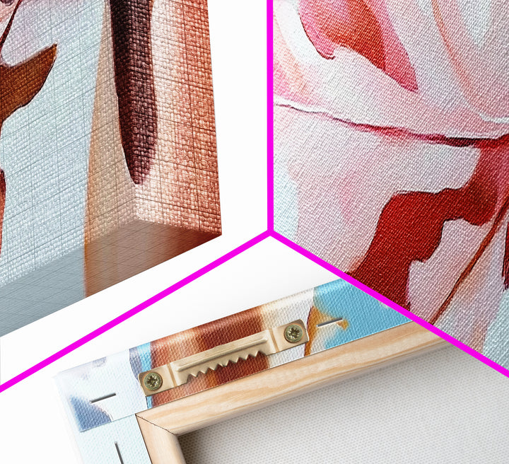 Autumn Leaf, Feminine Hand, Fall Tones, Framed Canvas Print, Cozy Wall Art, Minimalist Fall Decor, Neutral Aesthetic, Boho Art