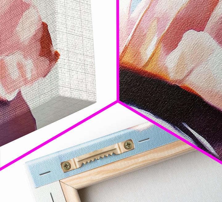 Autumn Leaves, Fall Nature Art, Warm Toned Wall Art, Cozy Aesthetic, Framed Canvas Print, Seasonal Home Decor, Bedroom Accent Piece