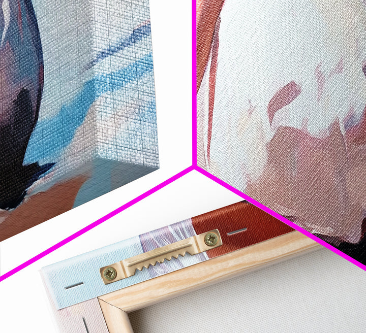 Beach Serenity, Woman Relaxing, Coastal Aesthetic, Framed Canvas Print, Minimalist Art, Boho Decor, Bedroom Wall Art, Summer Art