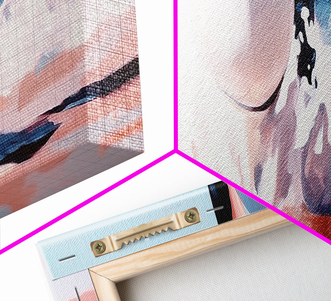 Coastal Serenity, Ocean View, Beach Art, Framed Canvas Print, Minimalist Coastal Decor, Seaside Painting, Nautical Home Wall Art