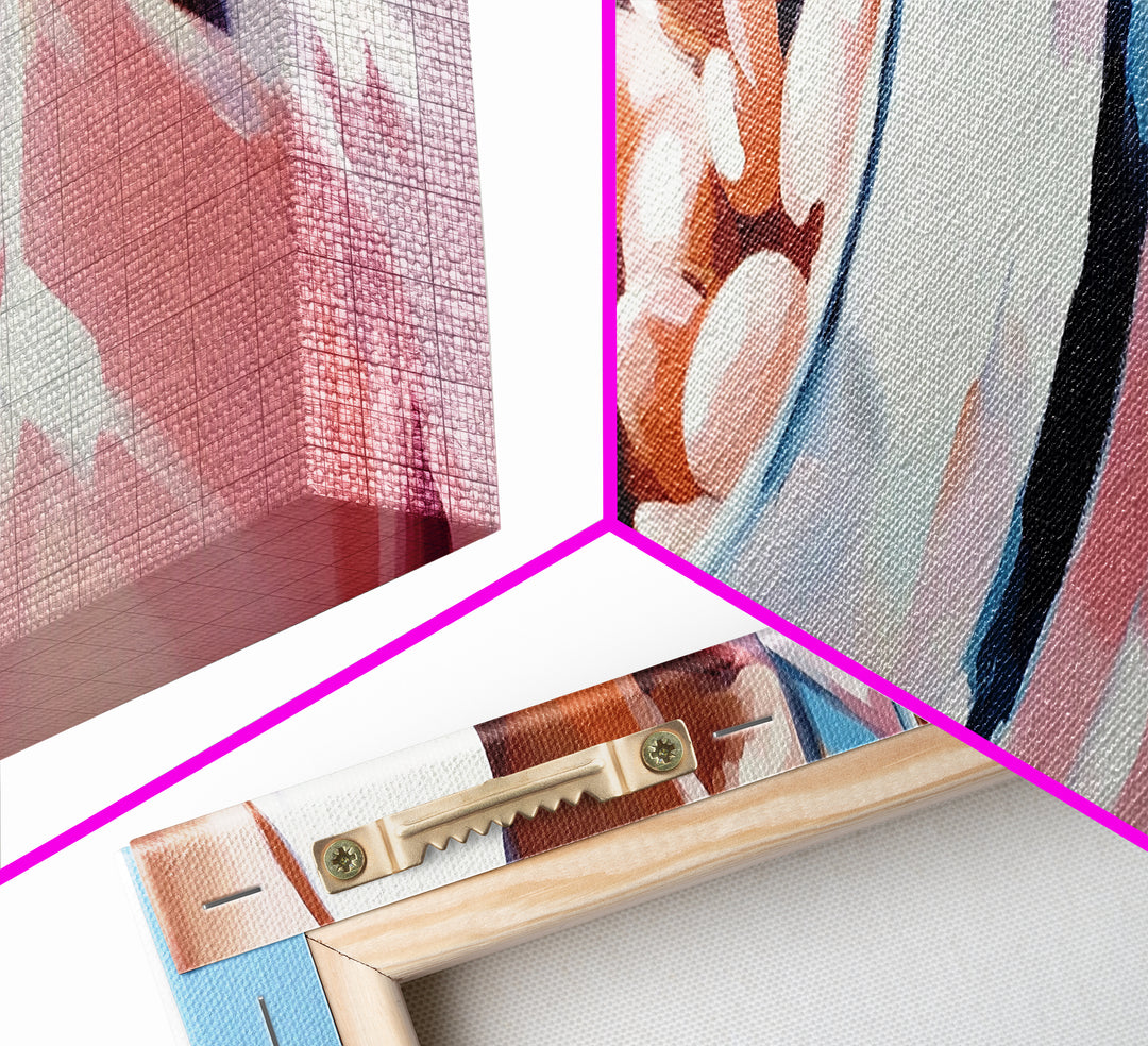 Coffee Beans Painting, Kitchen Wall Art, Warm Aesthetic Print, Coffeehouse Decor, Large Canvas Print, Modern Minimalist Art, Cafe Decor