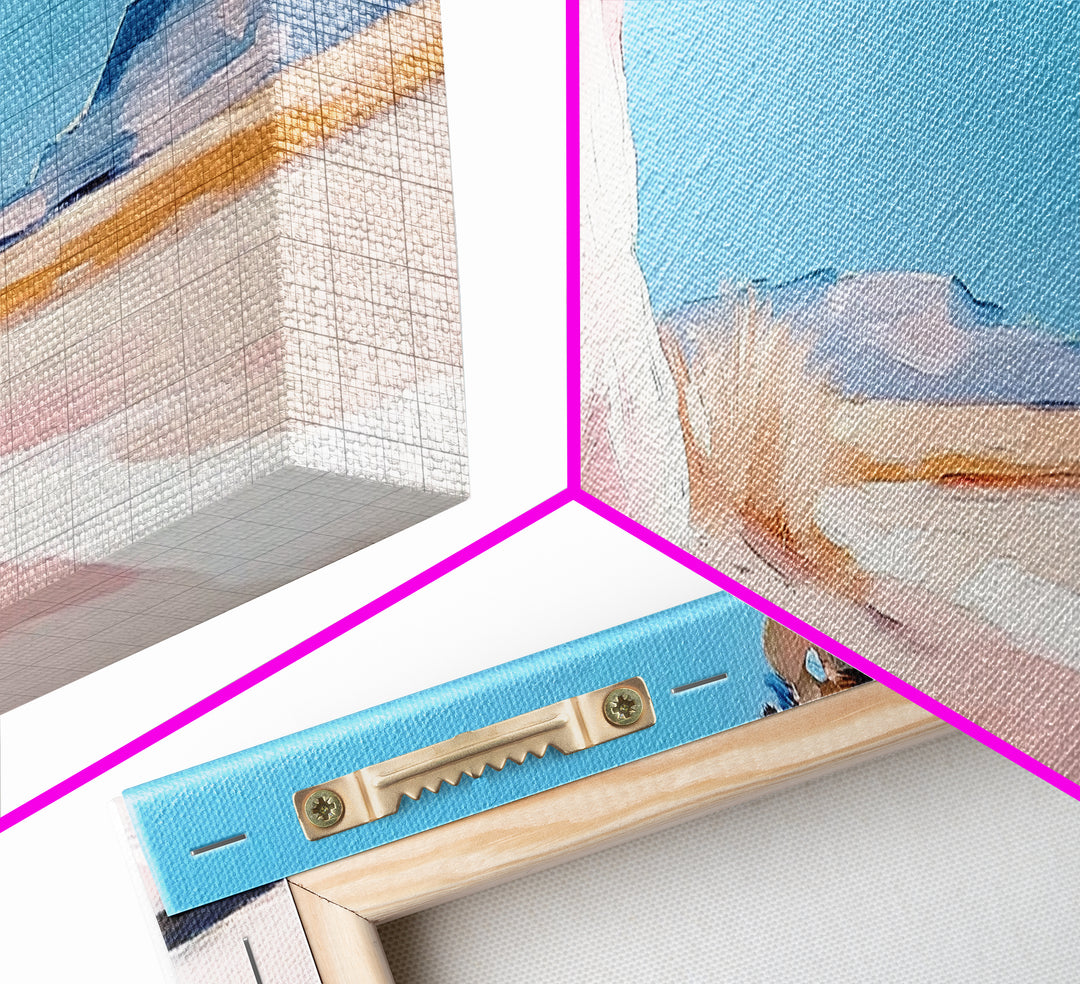 Desert Tree, Sunset Landscape, Southwest Art, Modern Wall Decor, Canvas Print, Minimalist Art, Living Room Wall Art, Rustic Decor