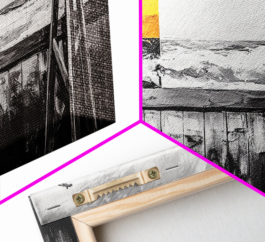 Buoy, Nautical, Ocean, Abstract, Framed Canvas Print, Coastal Decor, Beach House Wall Art, Minimalist Art, Modern Abstract Painting