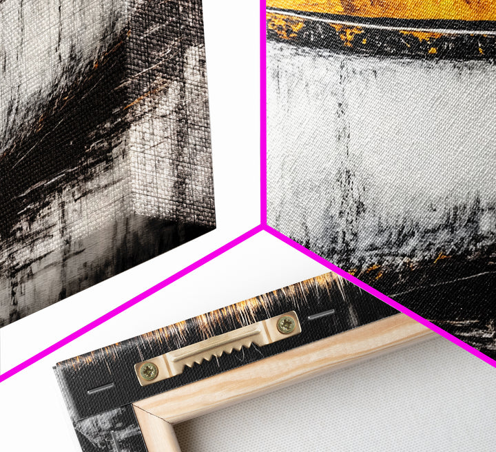 Canoe, Rustic Art, Lake House Decor, Boat Canvas Print, Outdoors Wall Art, Cabin Home Decor, Wilderness Artwork, Framed Canvas Print